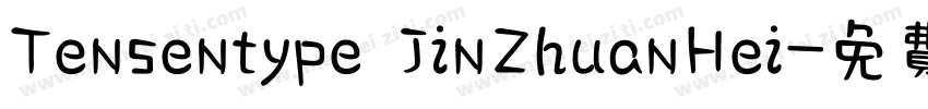 Tensentype JinZhuanHei字体转换